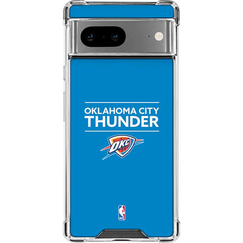 NBA Oklahoma City Thunder Standard - Blue Google Pixel 8 Clear Case
